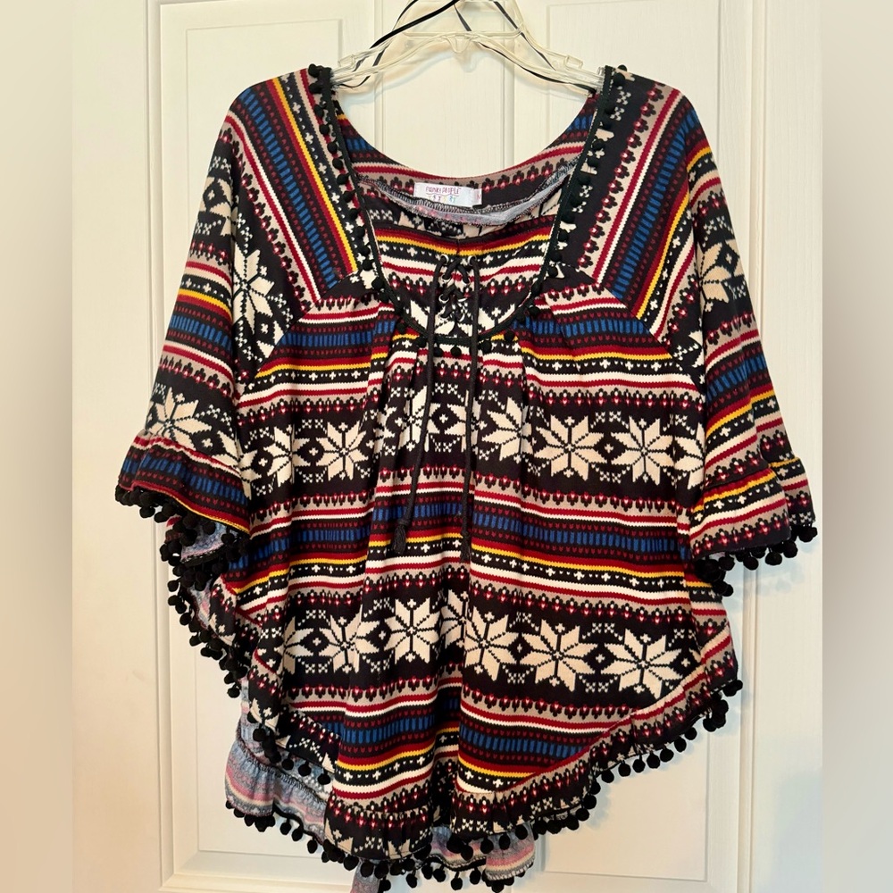 Nordic poncho
